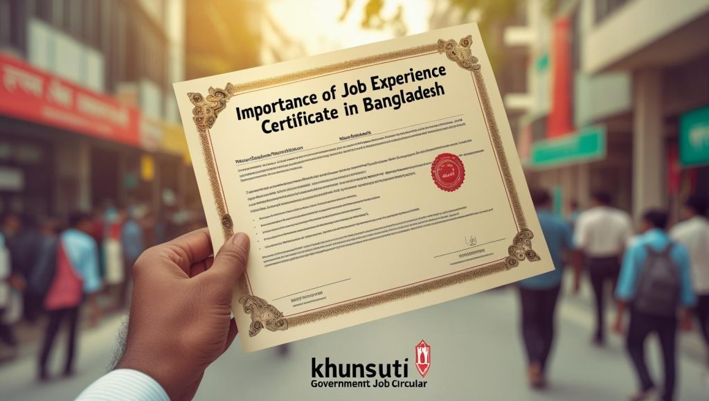 Importance of a Job Experience Certificate in Bangladesh